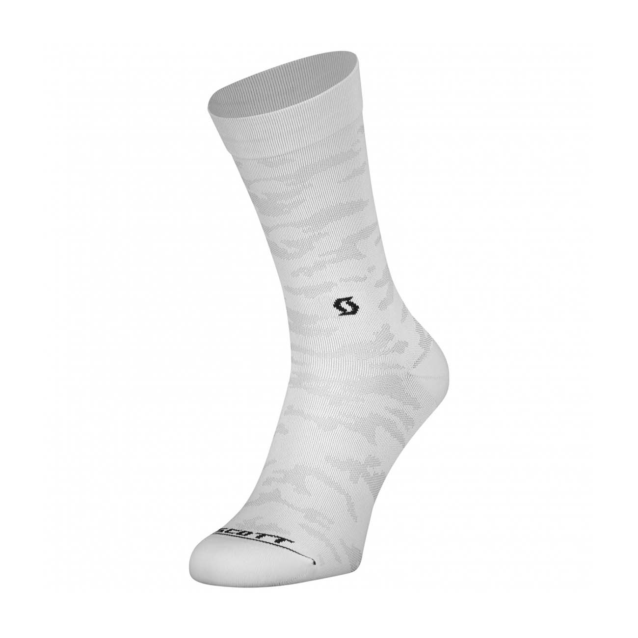
                SCOTT Cyklistické ponožky klasické - TRAIL CAMO CREW - šedá/biela 45-47
            