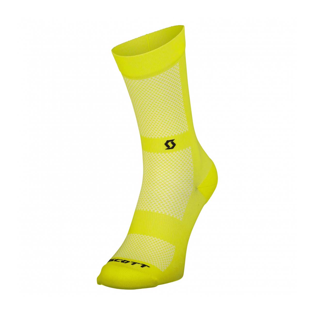 
                SCOTT Cyklistické ponožky klasické - PE NO SHORTCUTS CREW - žltá 42-44
            