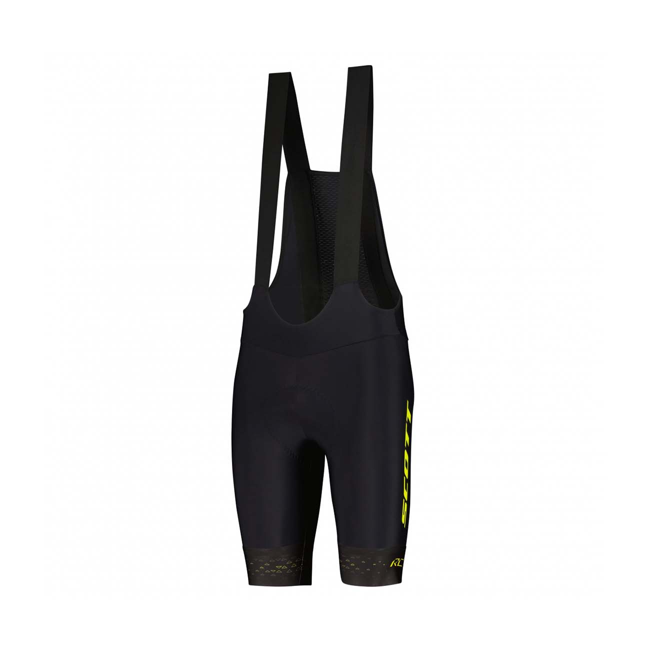 
                SCOTT Cyklistické nohavice krátke s trakmi - RC PRO +++ 2022 - žltá/čierna M
            