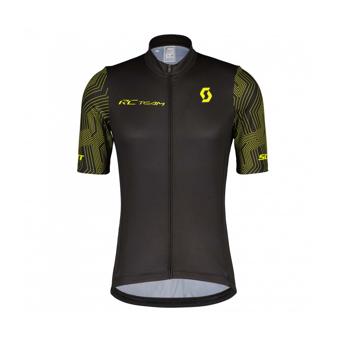 Značka SCOTT - SCOTT Cyklistický dres s krátkym rukávom - RC TEAM 10 SS - žltá/čierna