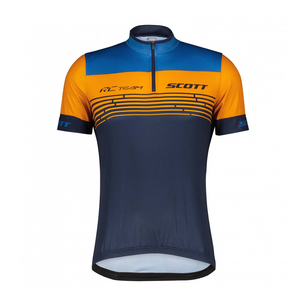 
                SCOTT Cyklistický dres s krátkym rukávom - RC TEAM 20 SS - modrá/oranžová
            