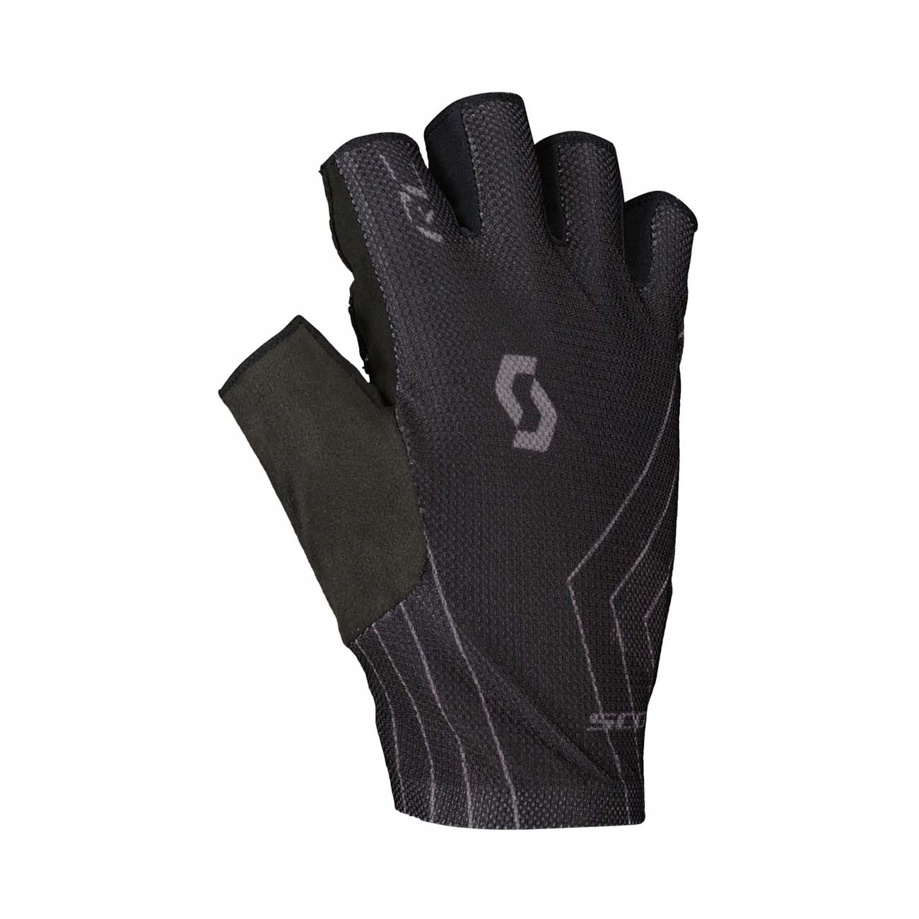 
                SCOTT Cyklistické rukavice krátkoprsté - RC TEAM LF 2022 - šedá/čierna XL
            