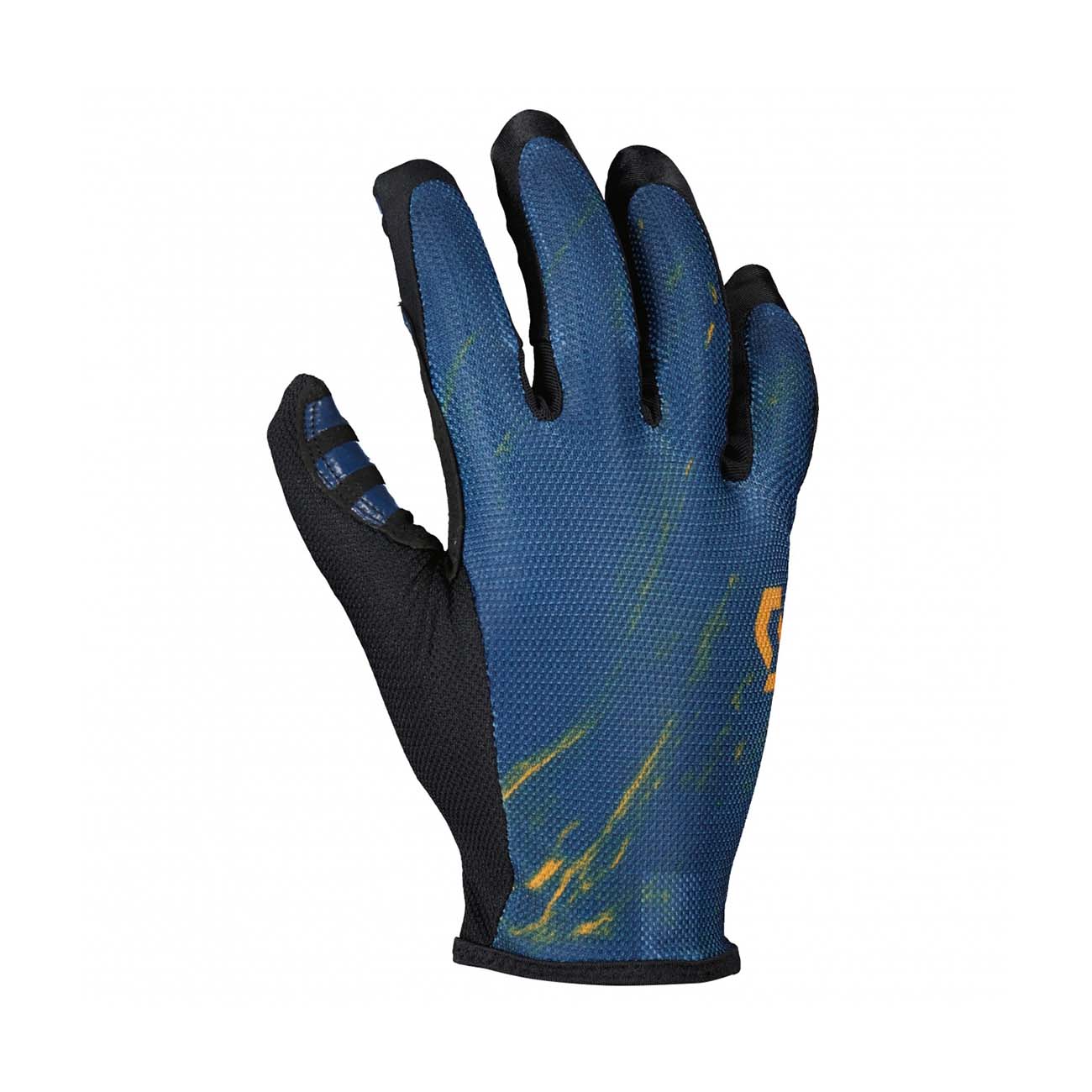 
                SCOTT Cyklistické rukavice dlhoprsté - TRACTION LF - modrá/oranžová XL
            