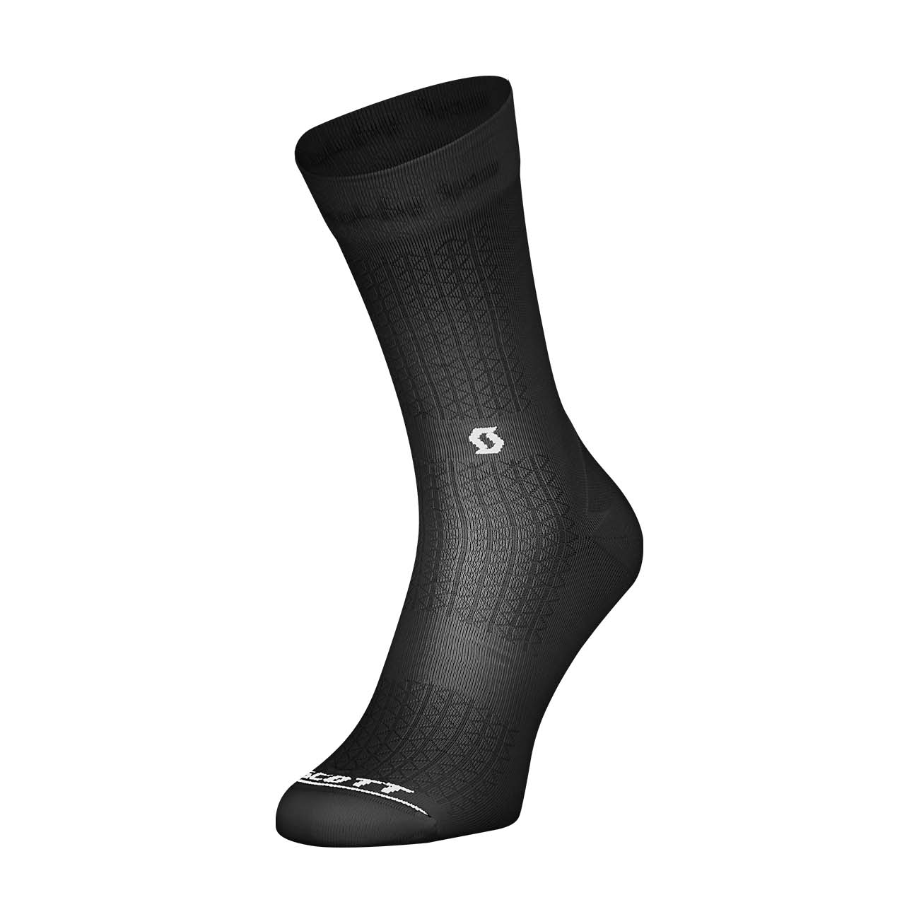 
                SCOTT Cyklistické ponožky klasické - PERFORMANCE CREW - biela/čierna
            