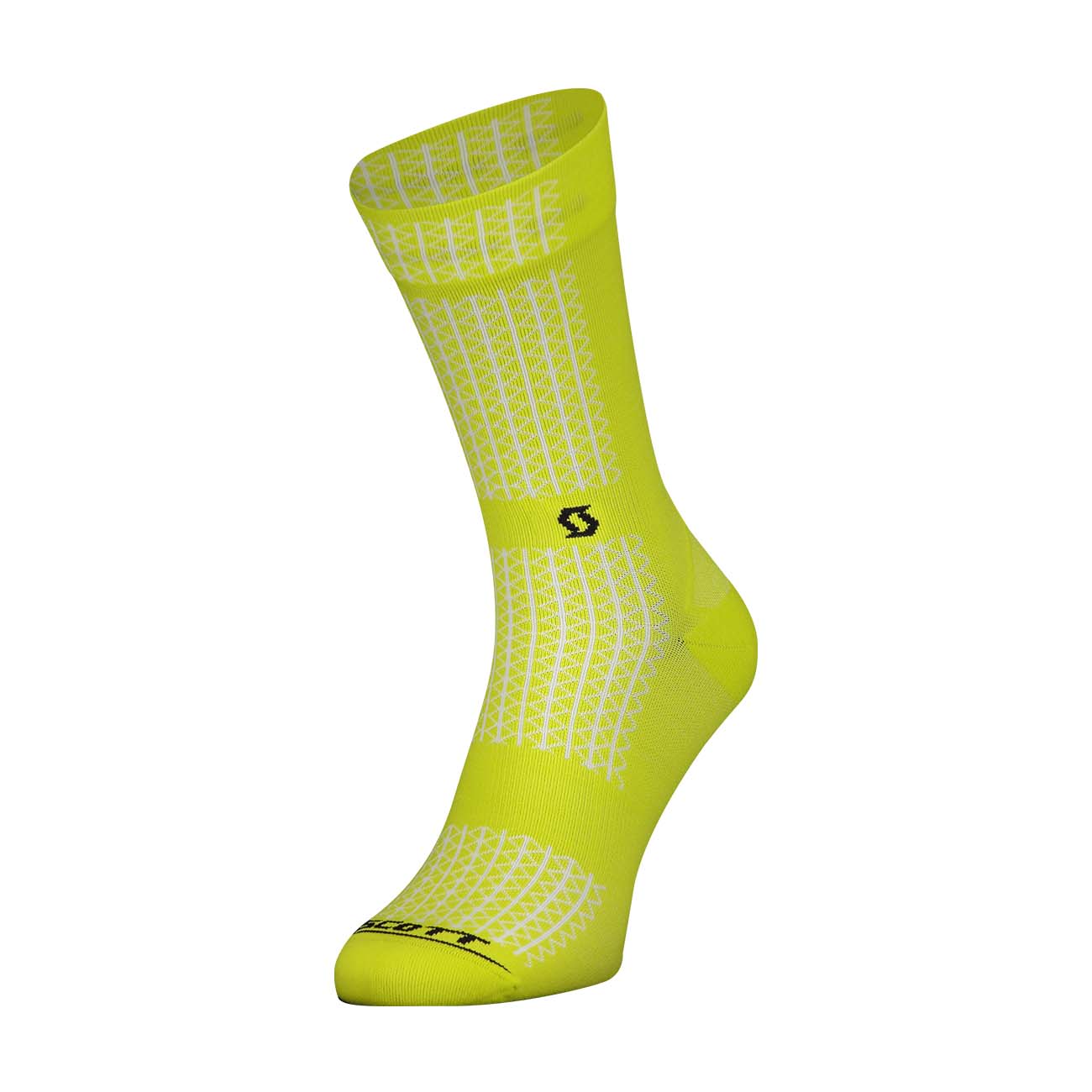 
                SCOTT Cyklistické ponožky klasické - PERFORMANCE CREW - žltá/čierna
            