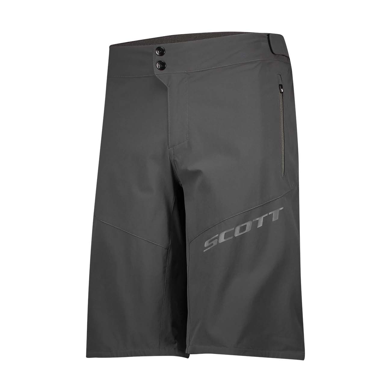 SCOTT Cyklistické nohavice krátke bez trakov - ENDURANCE LS/FIT W/PAD - šedá 3XL
