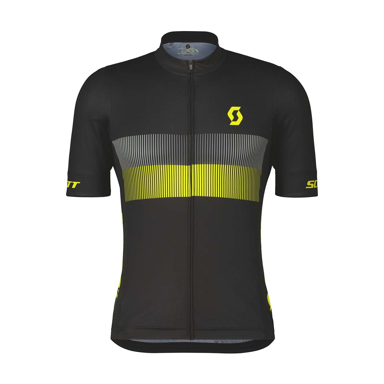
                SCOTT Cyklistický dres s krátkym rukávom - RC TEAM 10 SS - čierna/žltá
            