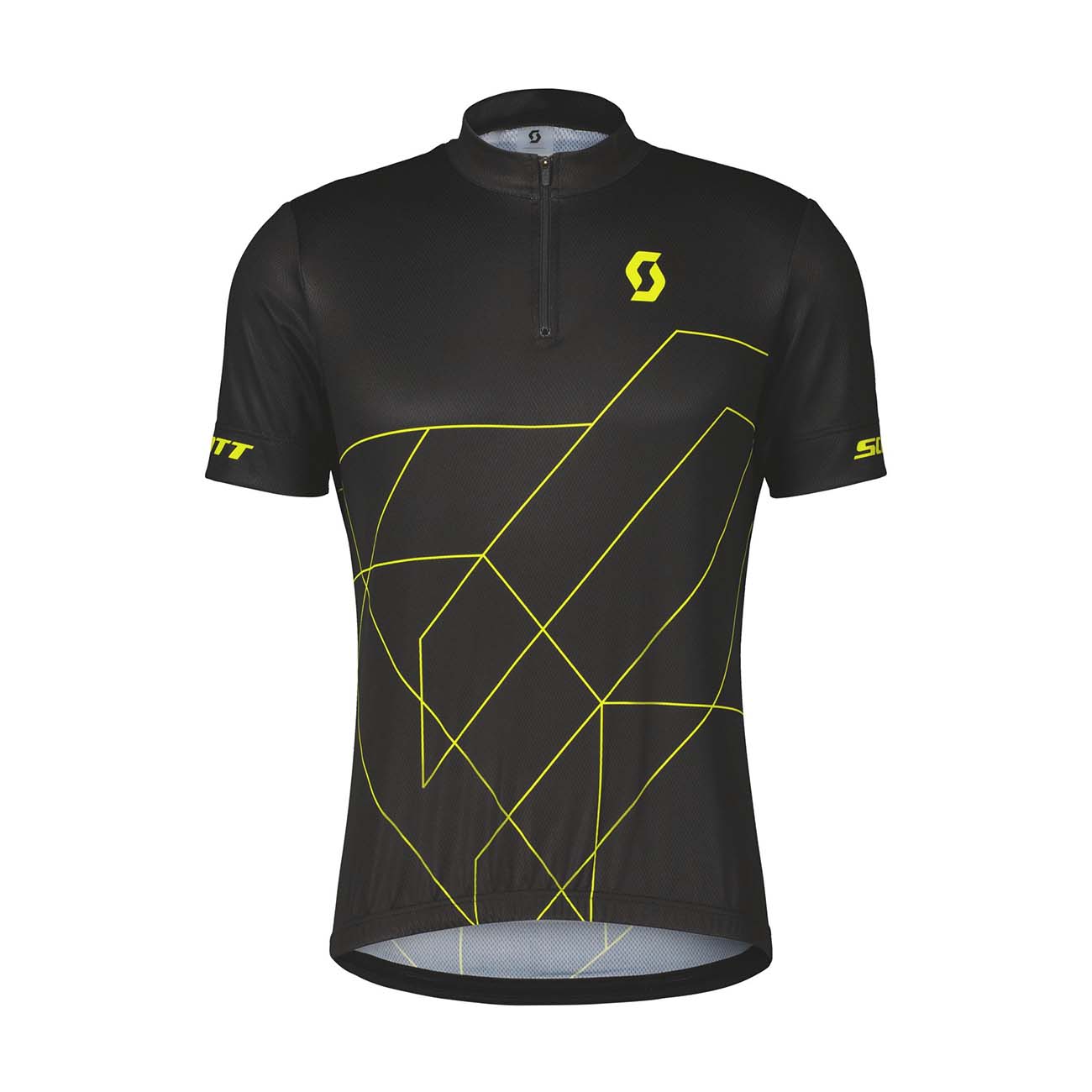 
                SCOTT Cyklistický dres s krátkym rukávom - RC TEAM 20 SS - čierna/žltá M
            