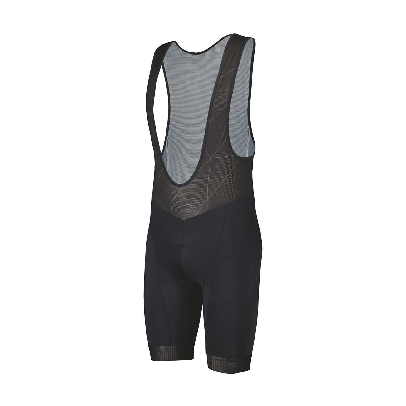
                SCOTT Cyklistické nohavice krátke s trakmi - RC TEAM ++ - šedá/čierna XL
            