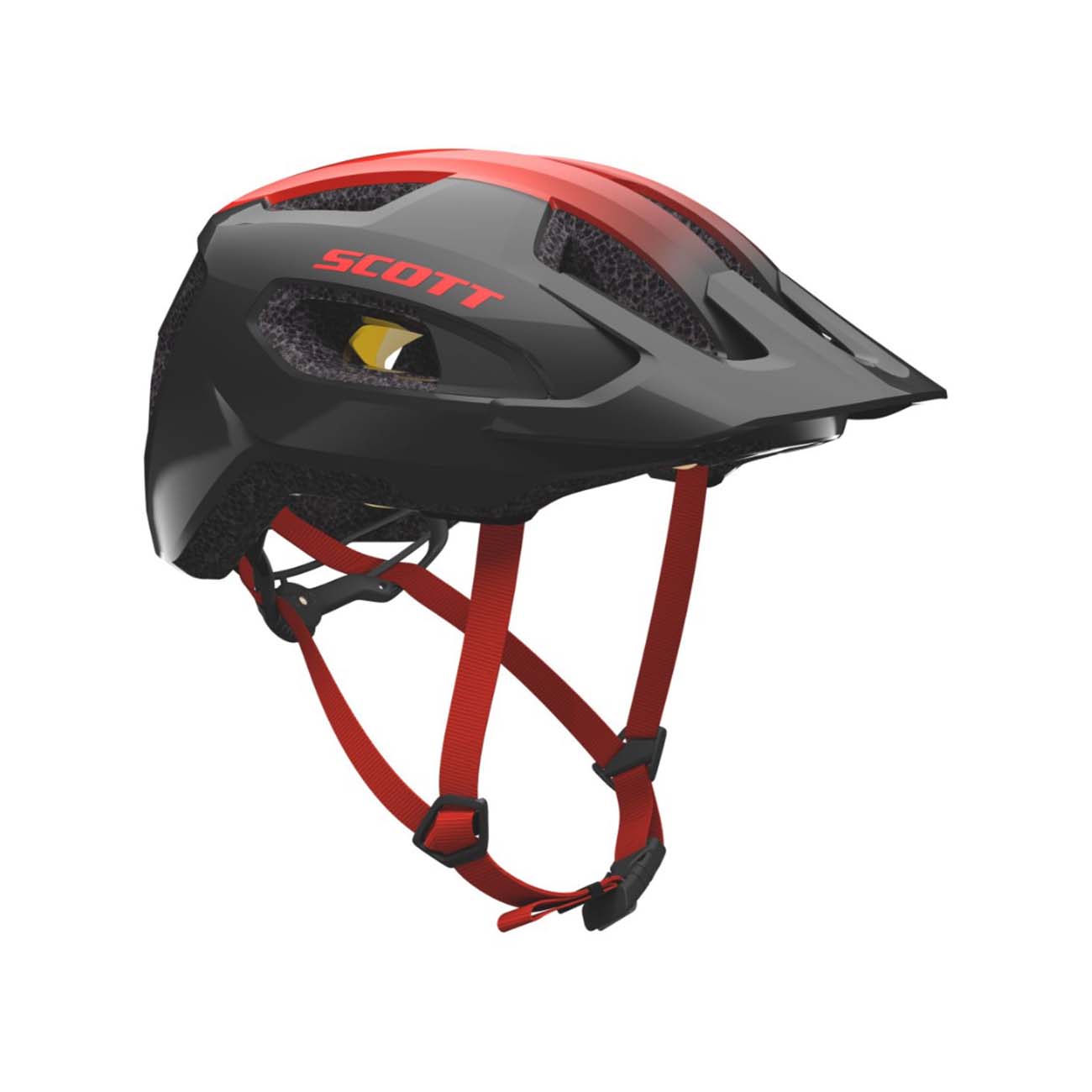 SCOTT Cyklistická prilba - SUPRA PLUS (CE) - antracitová/červená