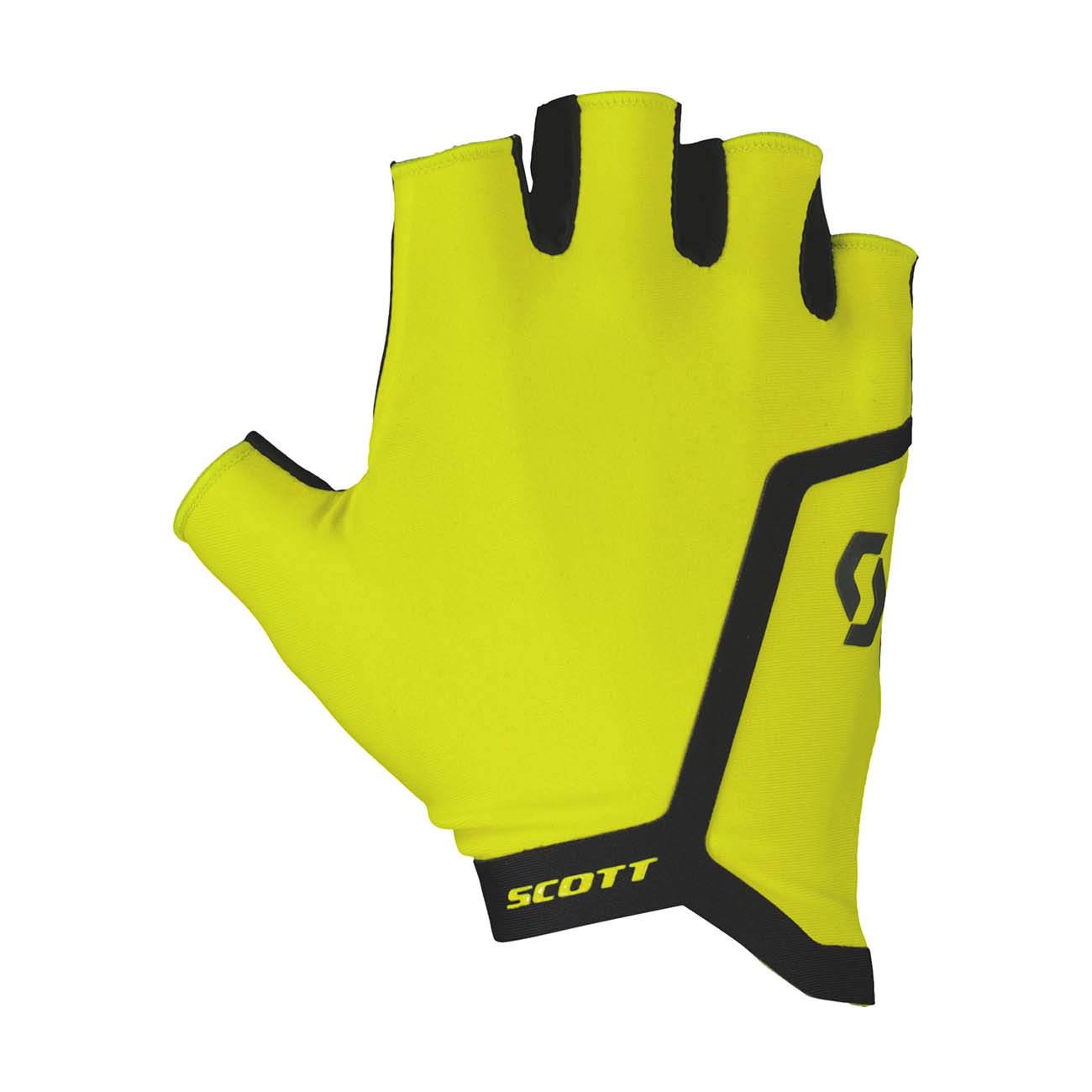 
                SCOTT Cyklistické rukavice krátkoprsté - PERFORM GEL SF - žltá XL
            