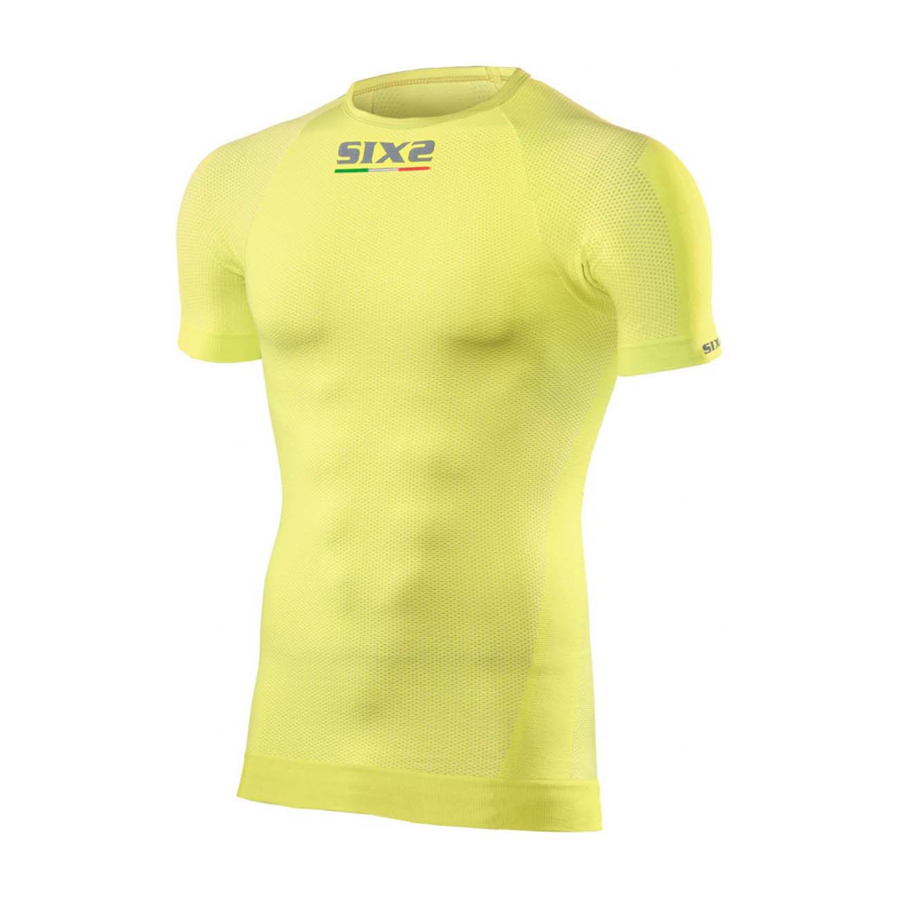 
                SIX2 Cyklistické tričko s krátkym rukávom - TS1 II - žltá
            