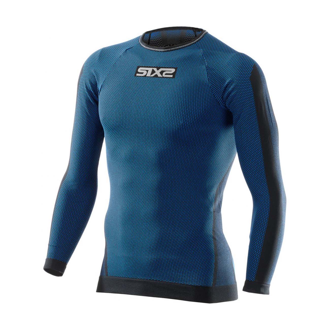 
                SIX2 Cyklistické tričko s dlhým rukávom - TS2 II - modrá
            
