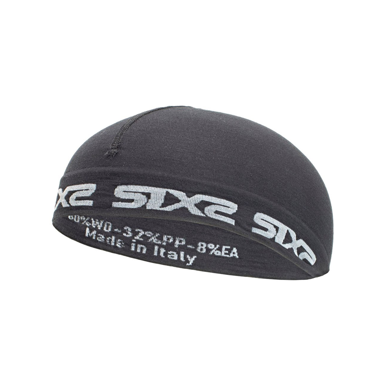 
                SIX2 Cyklistická čiapka - SCX MERINOS - čierna UNI
            