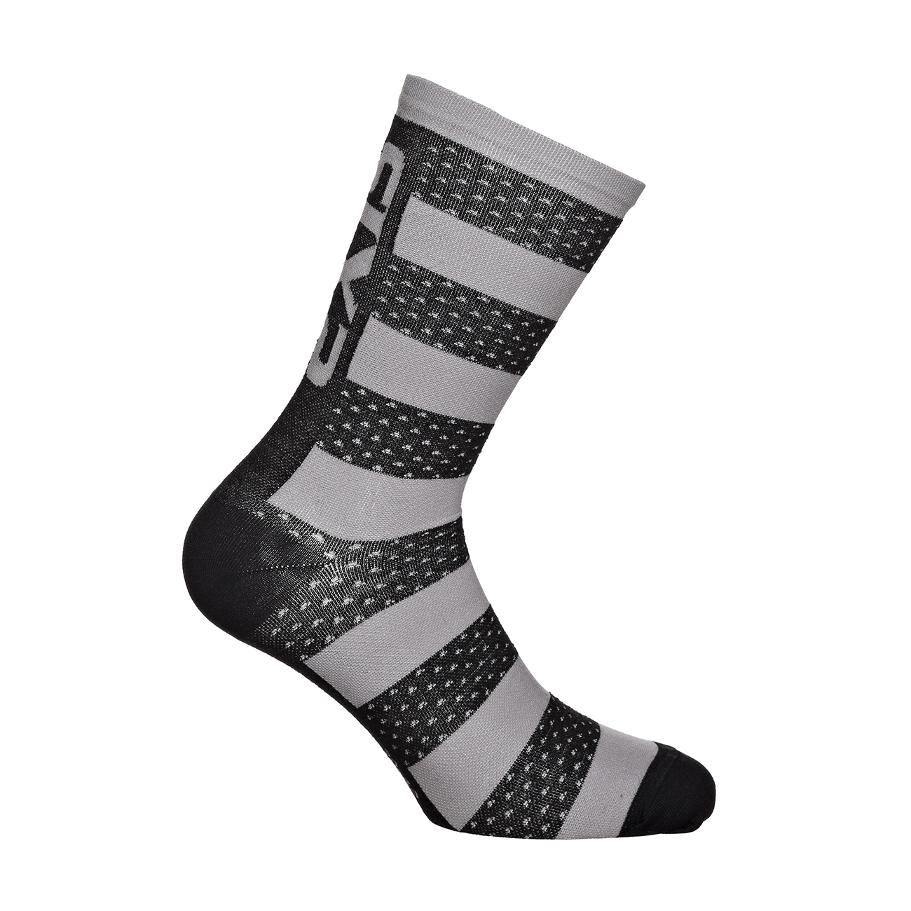 
                SIX2 Cyklistické ponožky klasické - LUXURY MERINO - čierna/šedá 39-42
            
