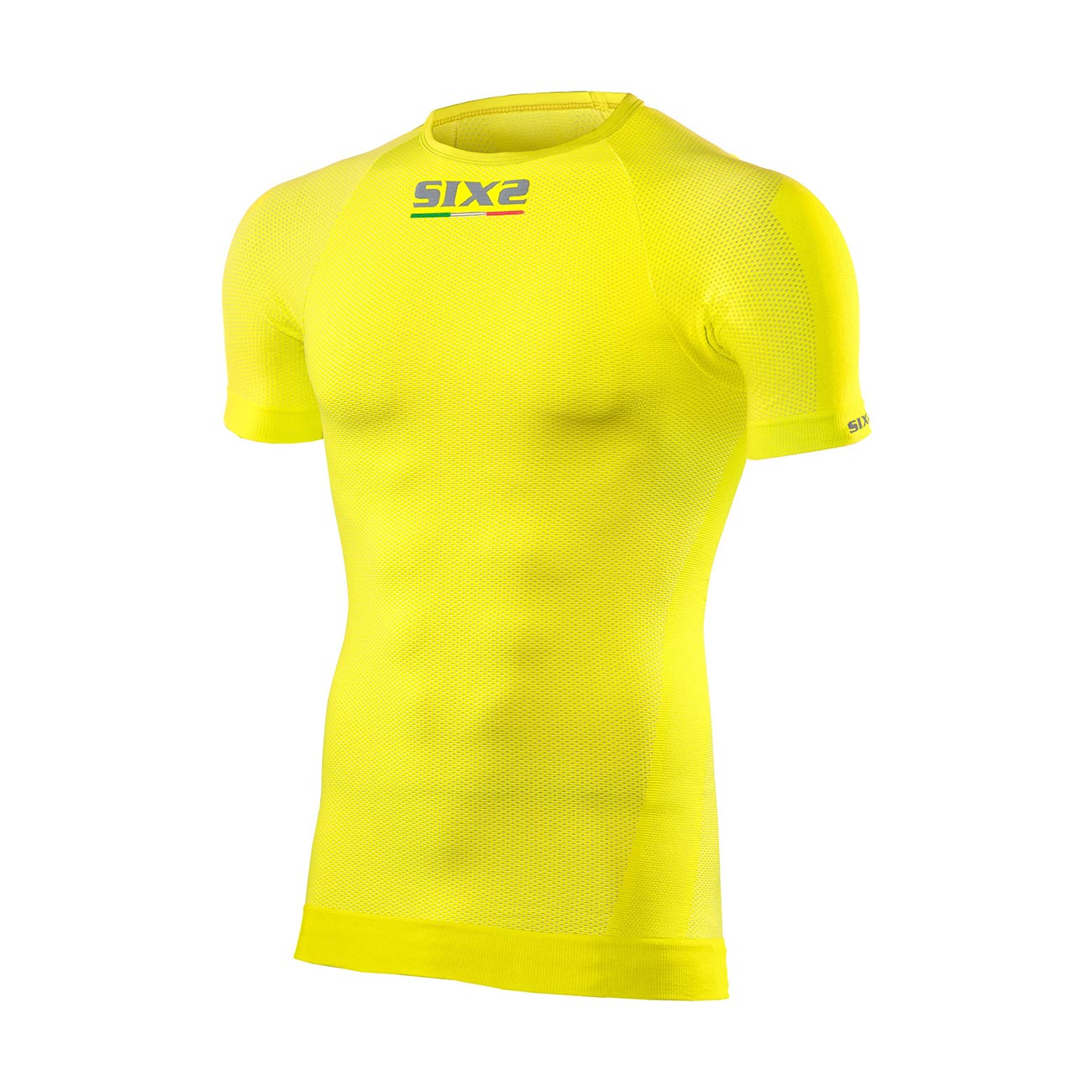 
                SIX2 Cyklistické tričko s krátkym rukávom - TS1 - žltá S
            
