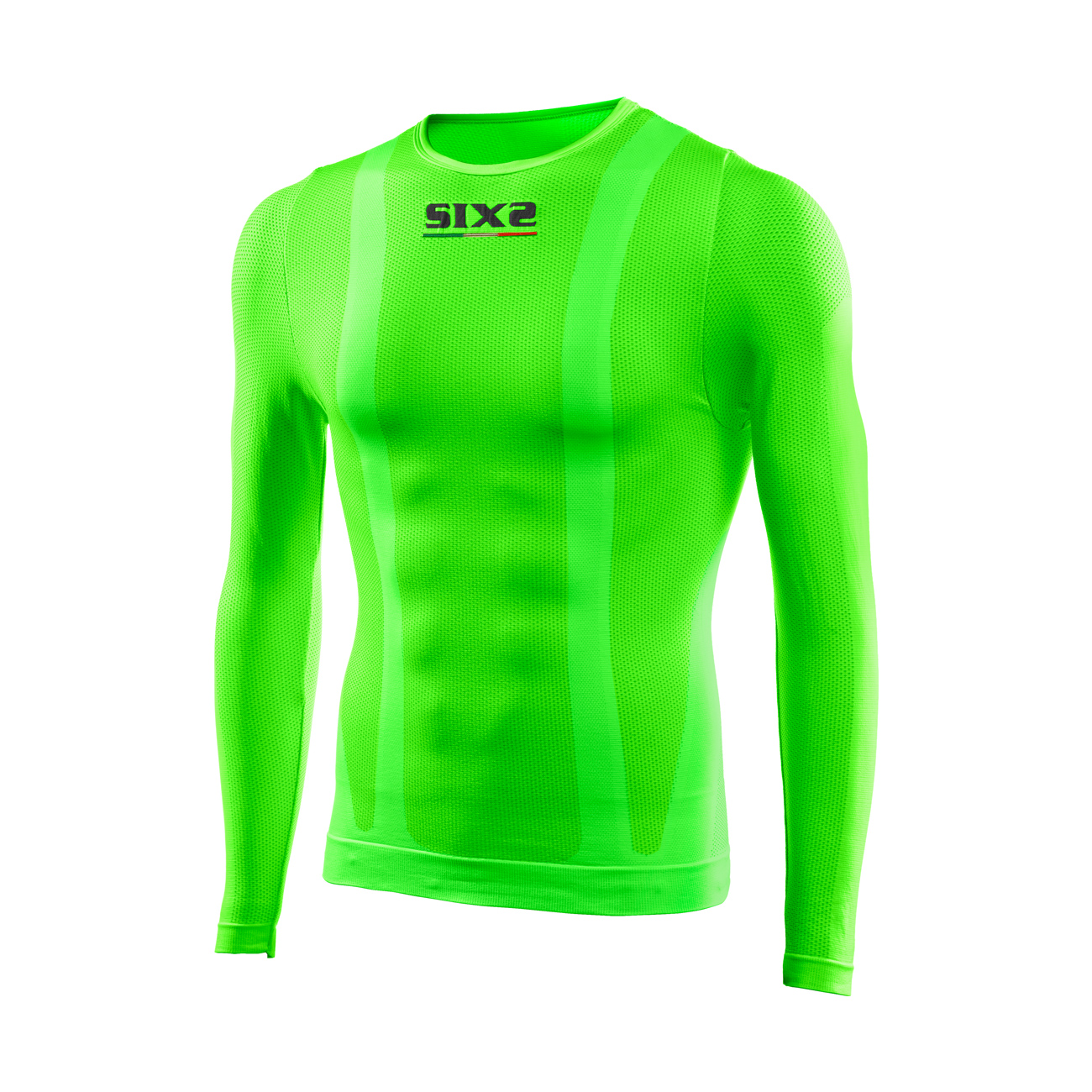 
                SIX2 Cyklistické tričko s dlhým rukávom - TS2 C - zelená
            