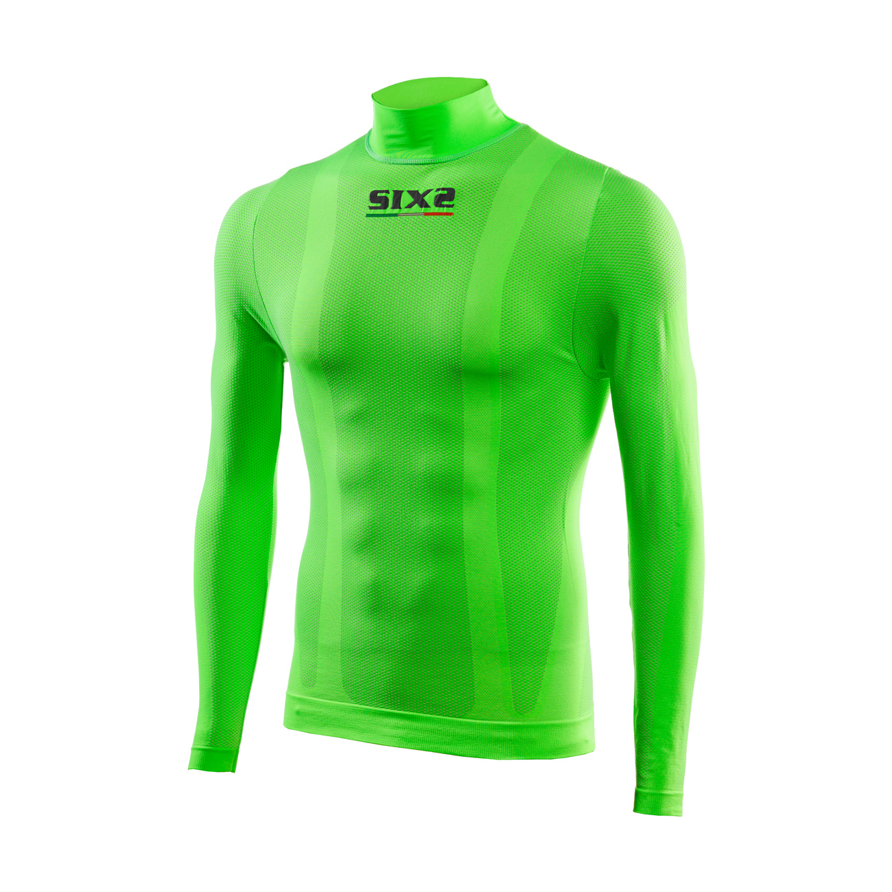 
                SIX2 Cyklistické tričko s dlhým rukávom - TS3 C - zelená
            
