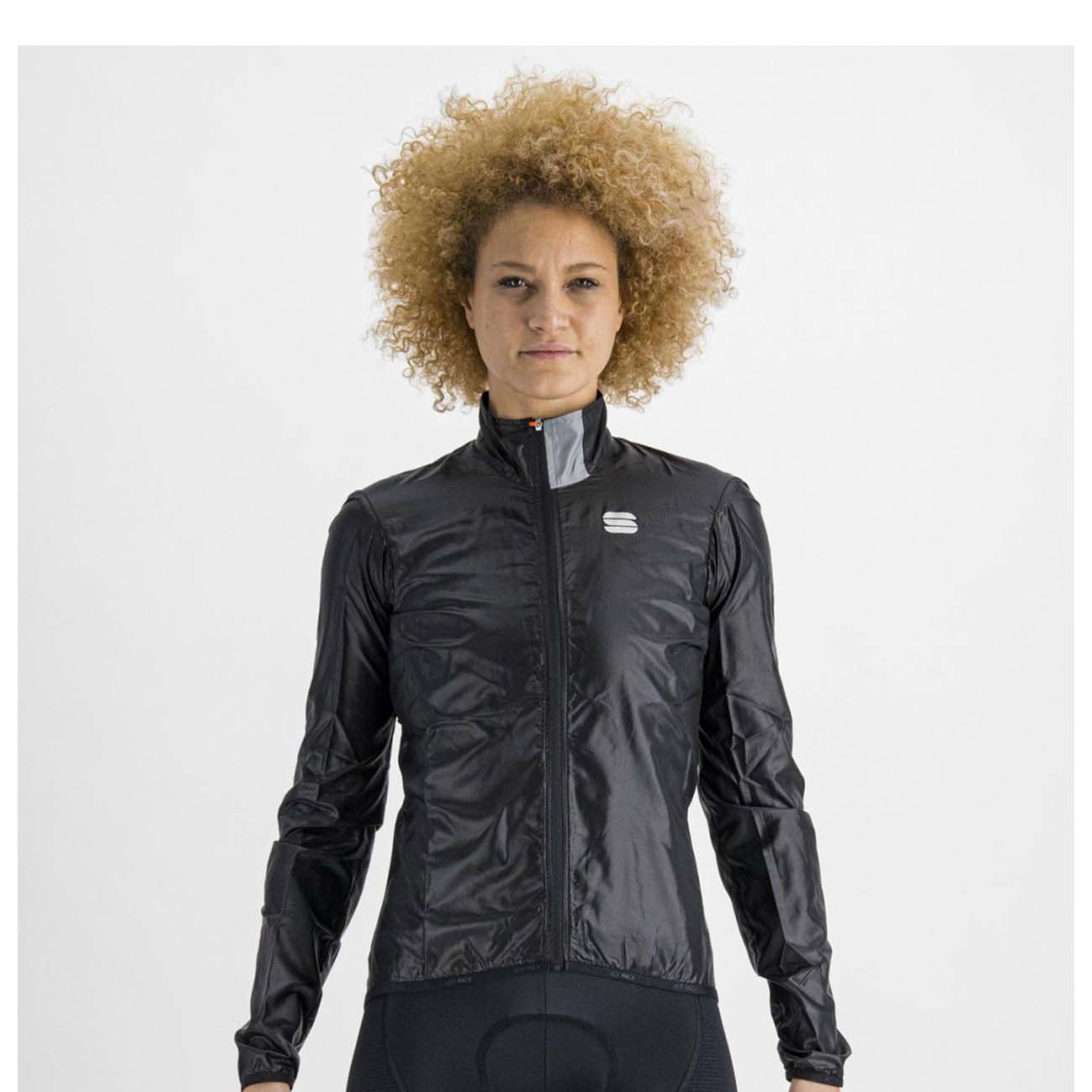 
                SPORTFUL Cyklistická vetruodolná bunda - HOT PACK EASYLIGHT W - čierna 2XL
            