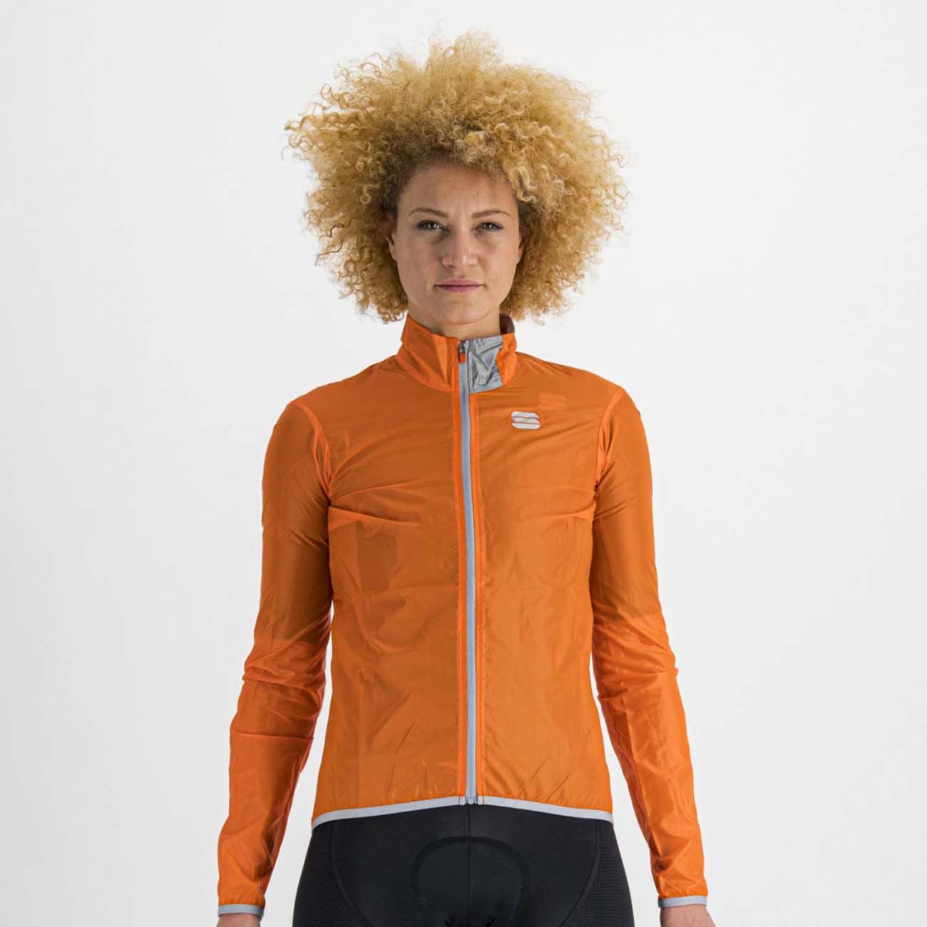 
                SPORTFUL Cyklistická vetruodolná bunda - HOT PACK EASYLIGHT W - oranžová 2XL
            