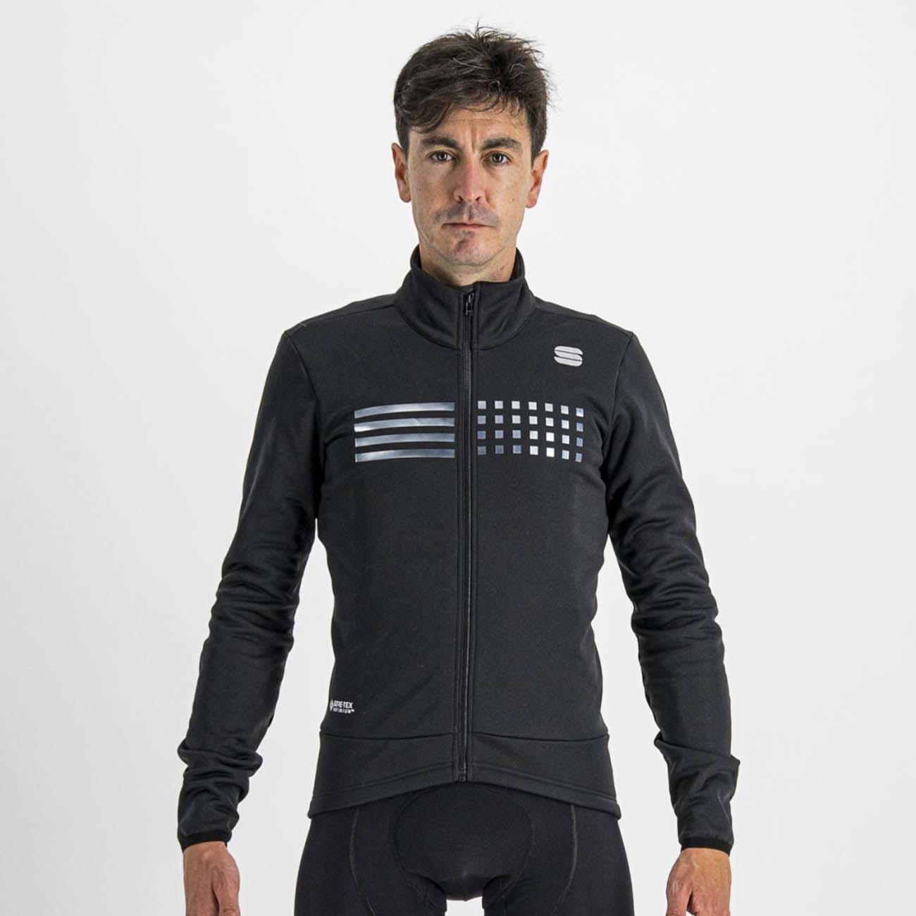 
                SPORTFUL Cyklistická zateplená bunda - TEMPO - čierna 2XL
            