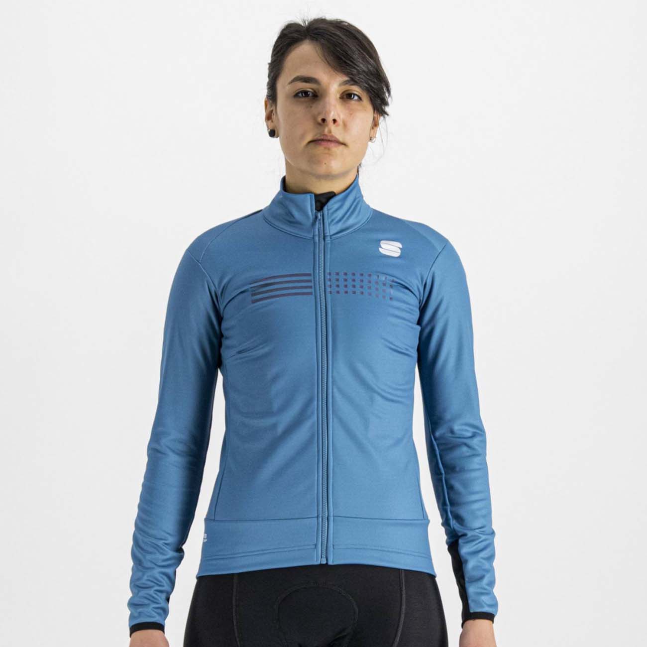 
                SPORTFUL Cyklistická zateplená bunda - TEMPO W LADY - modrá
            