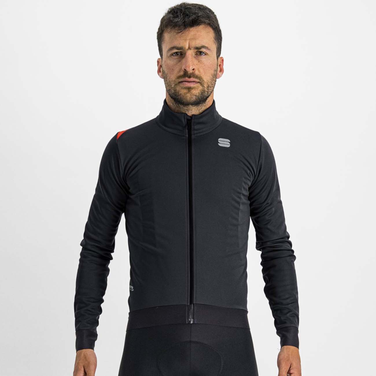 
                SPORTFUL Cyklistická vetruodolná bunda - FIANDRE PRO MEDIUM - čierna L
            