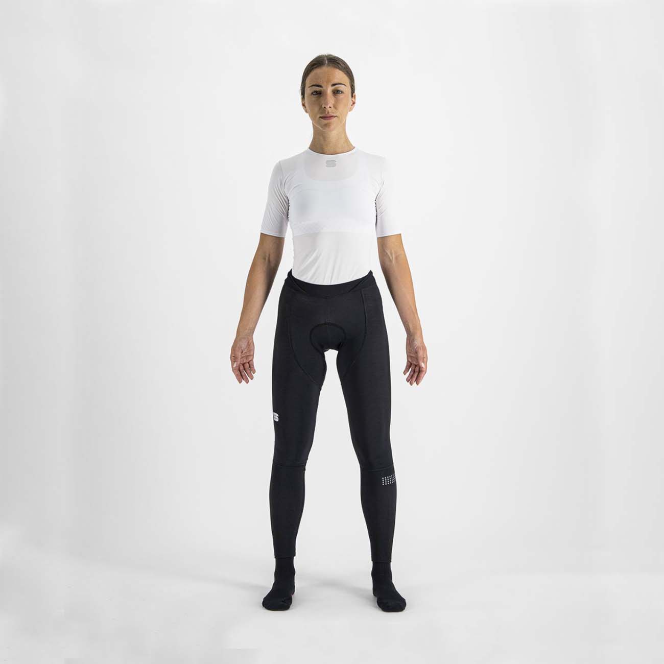 
                SPORTFUL Cyklistické nohavice dlhé bez trakov - NEO W LADY - čierna XL
            