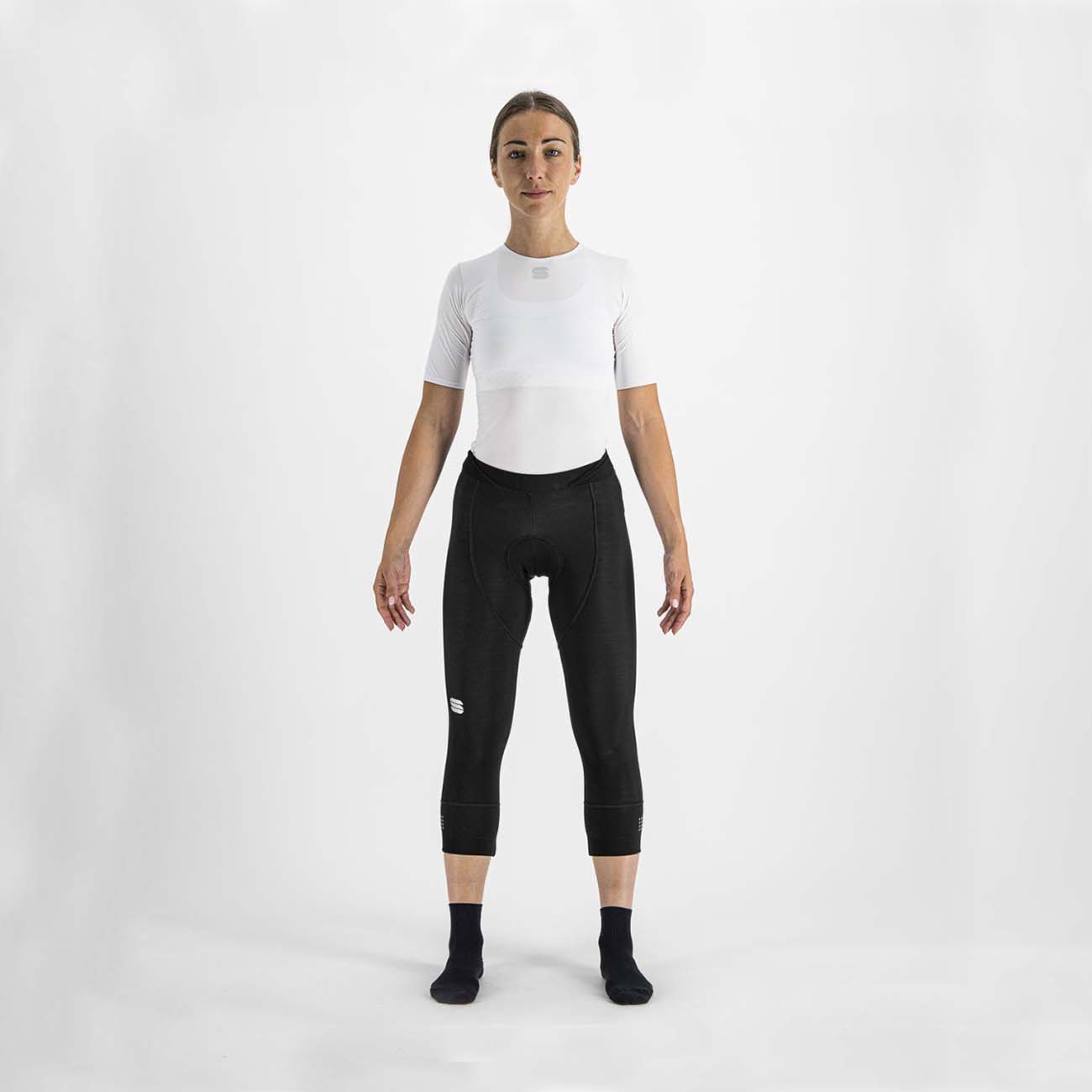 
                SPORTFUL Cyklistické nohavice 3/4 bez trakov - NEO W KNICKER LADY - čierna L
            