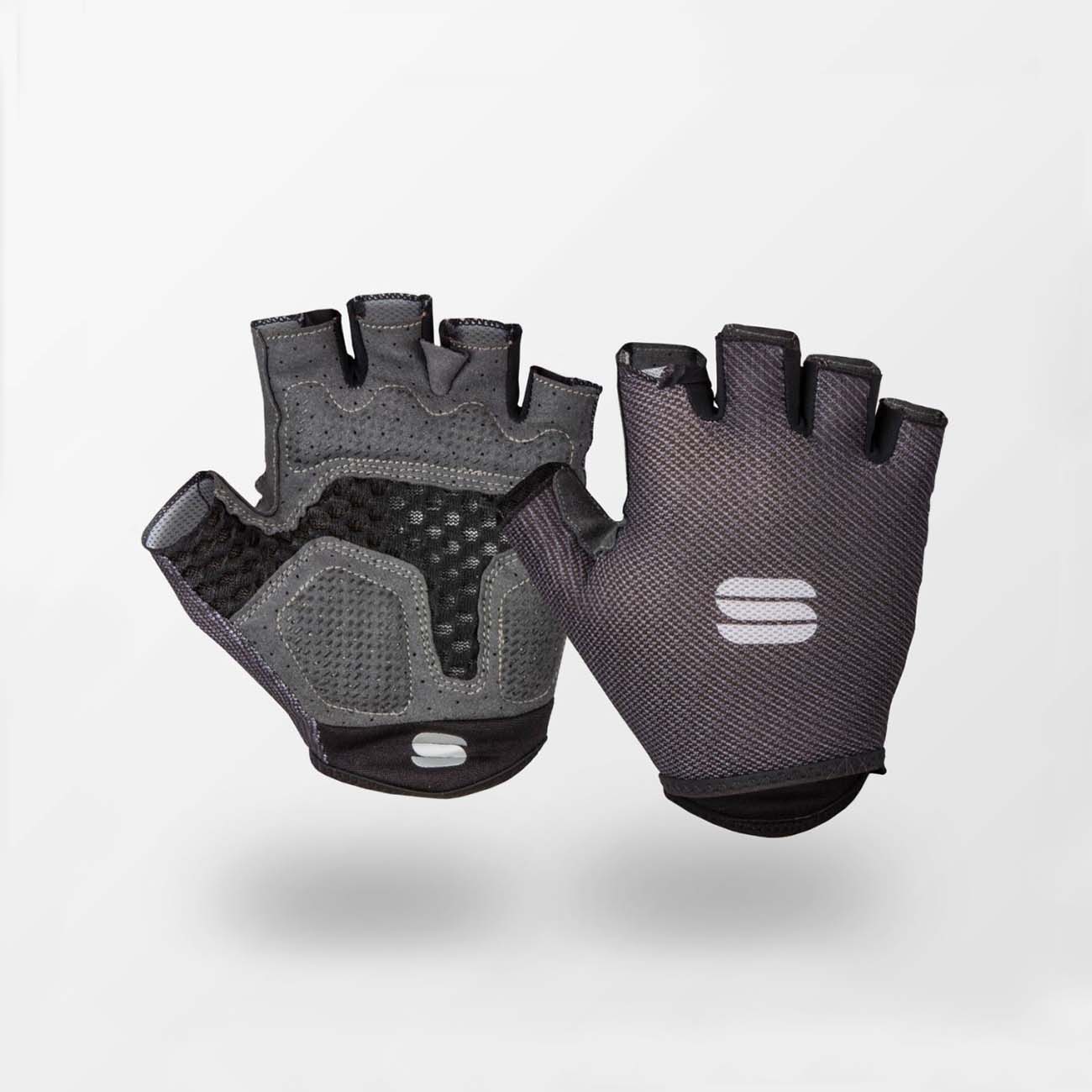 
                SPORTFUL Cyklistické rukavice krátkoprsté - AIR - čierna/šedá
            