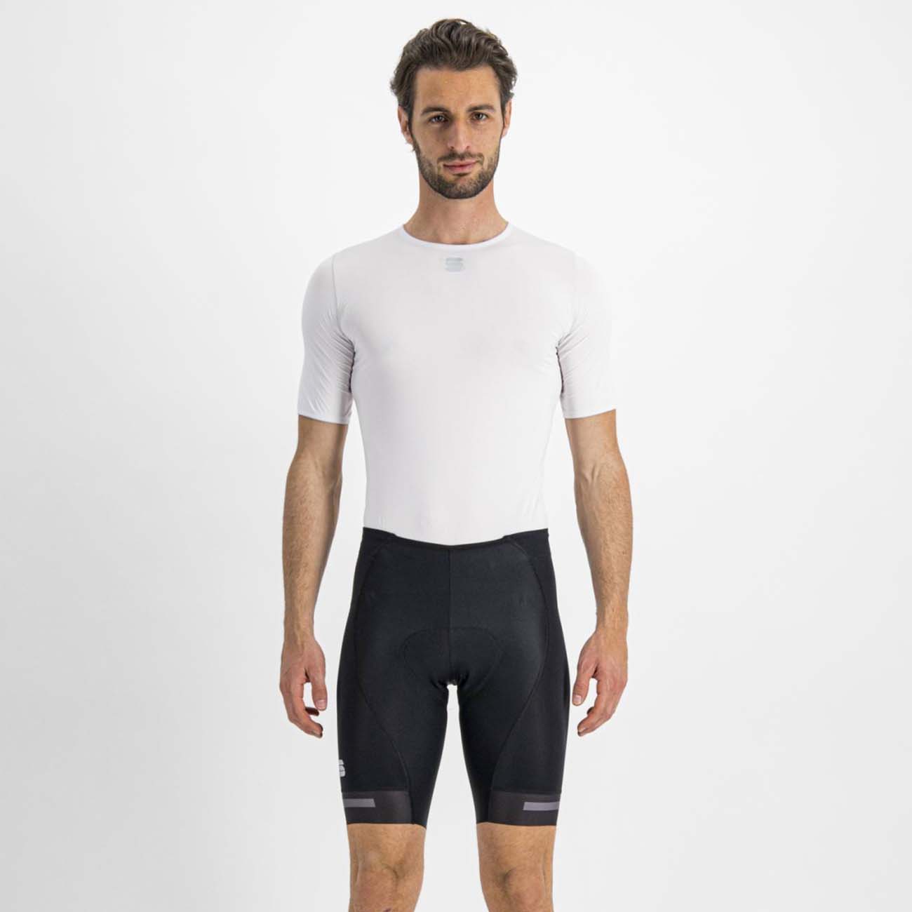 
                SPORTFUL Cyklistické nohavice krátke bez trakov - NEO - čierna 2XL
            