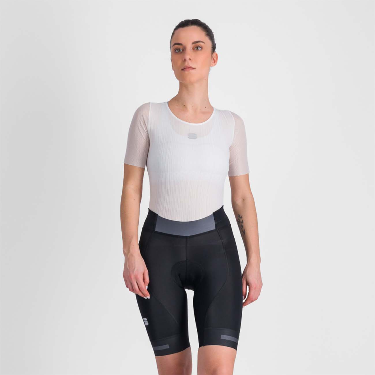 
                SPORTFUL Cyklistické nohavice krátke bez trakov - NEO LADY - čierna M
            