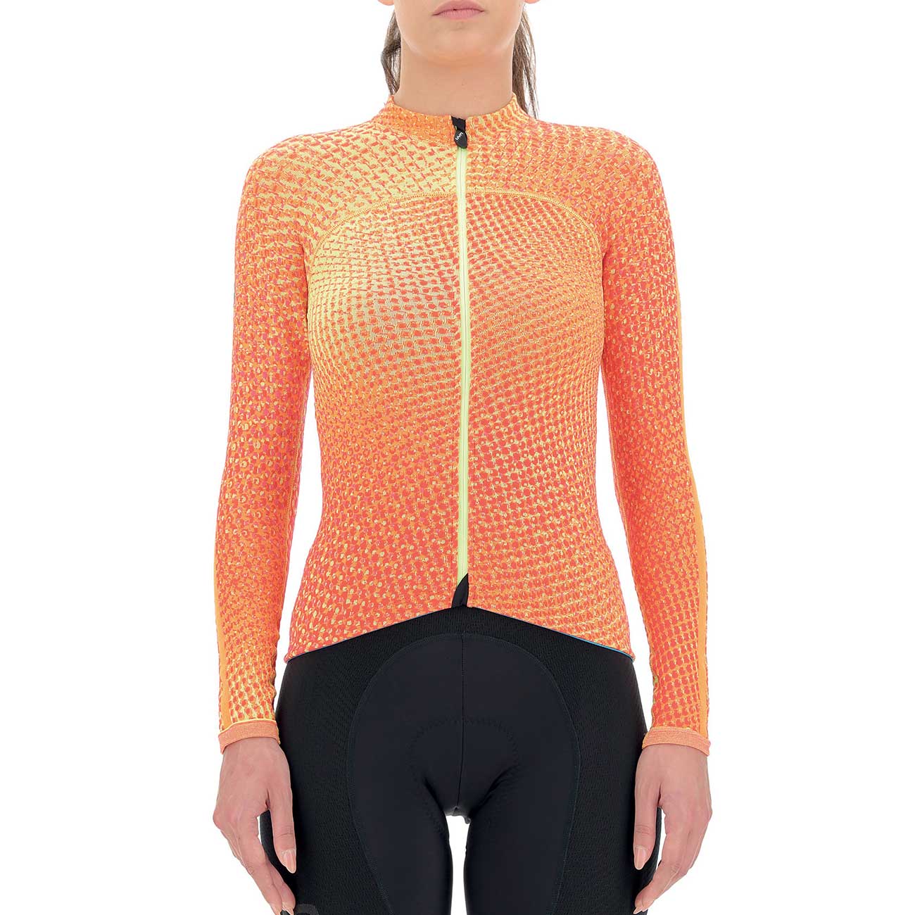
                UYN Cyklistický dres s dlhým rukávom zimný - SPECTRE LADY WINTER - oranžová M
            