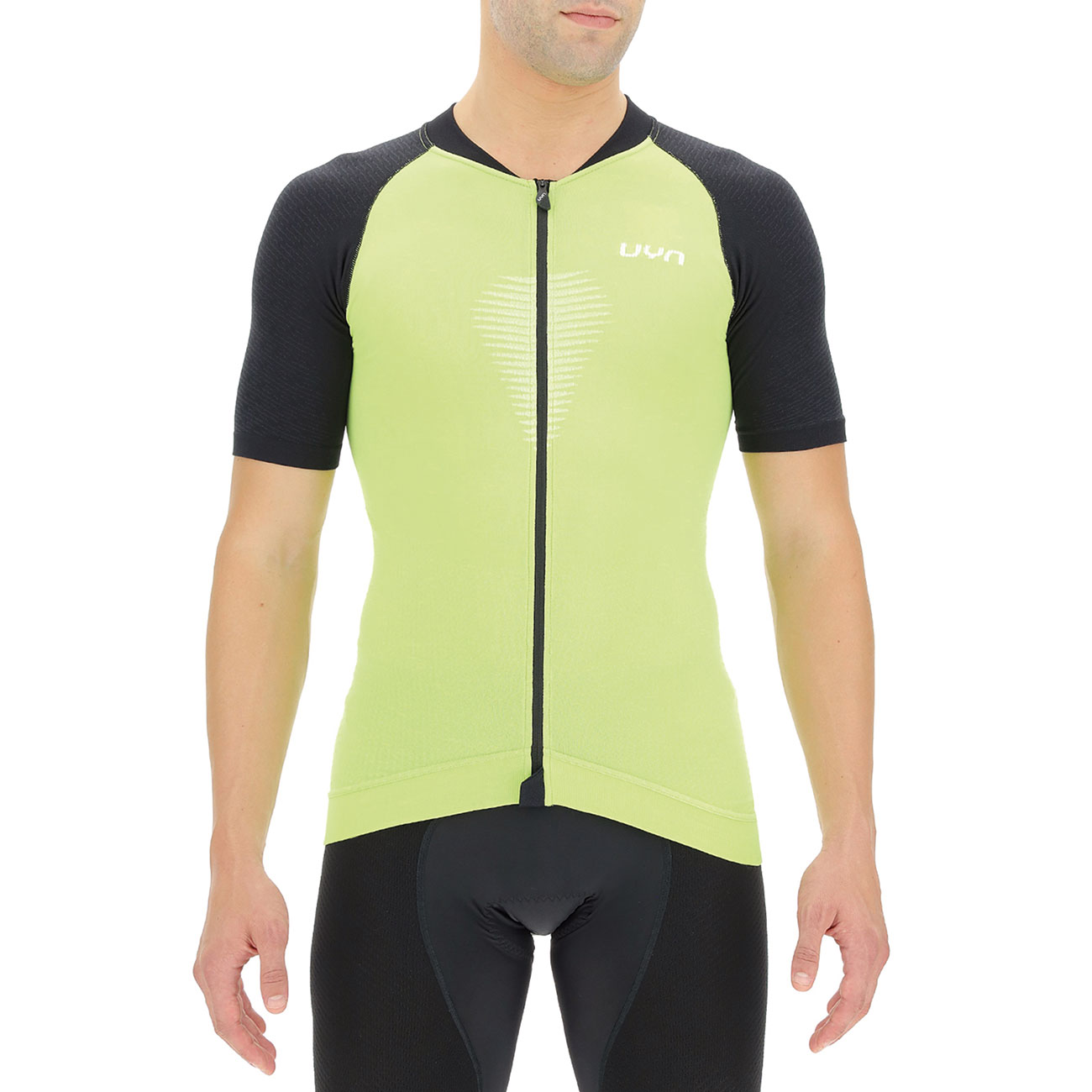 
                UYN Cyklistický dres s krátkym rukávom - BIKING GRANFONDO - zelená/čierna L
            