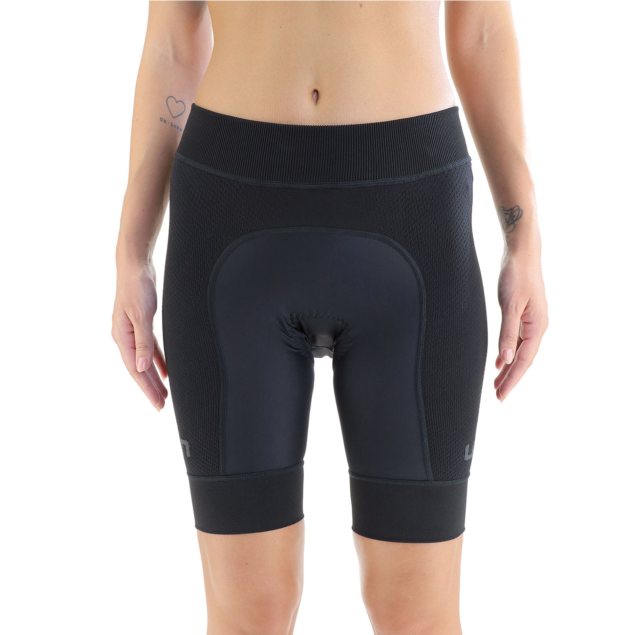 
                UYN Cyklistické nohavice krátke bez trakov - RIDEMILES LADY - čierna XL
            