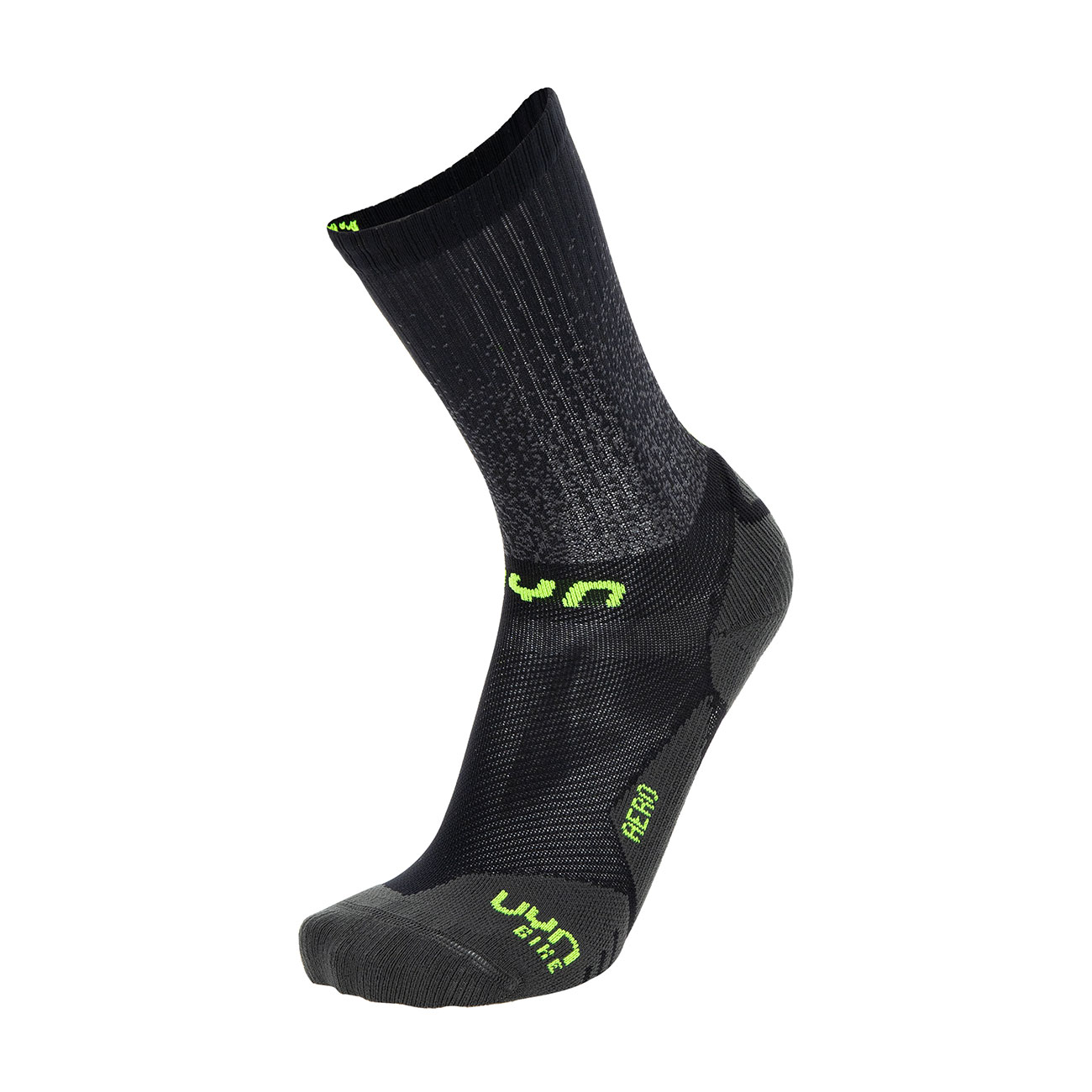 
                UYN Cyklistické ponožky klasické - AERO - čierna 45-47
            