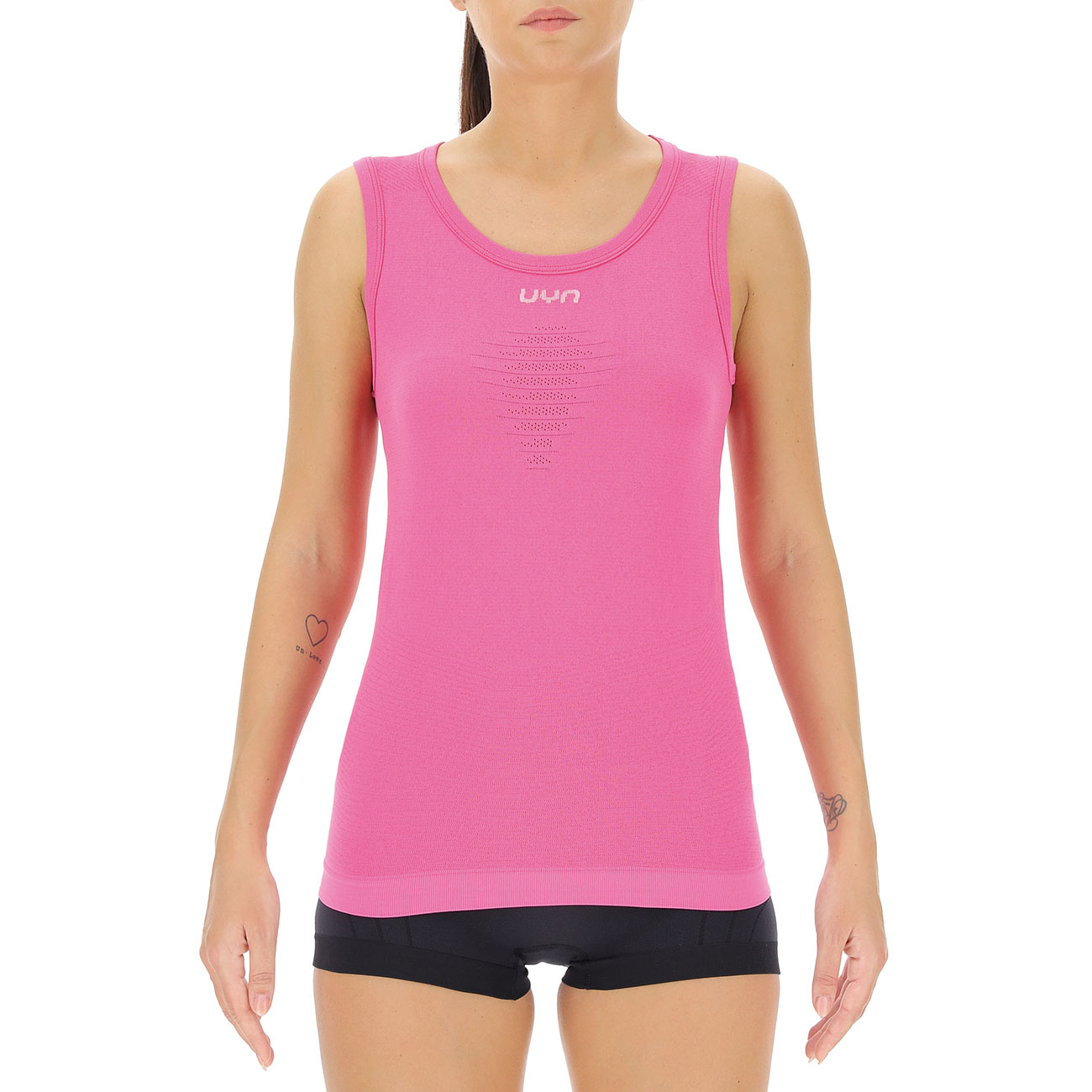 UYN Cyklistické tričko bez rukávov - ENERGYON LADY - ružová L-XL