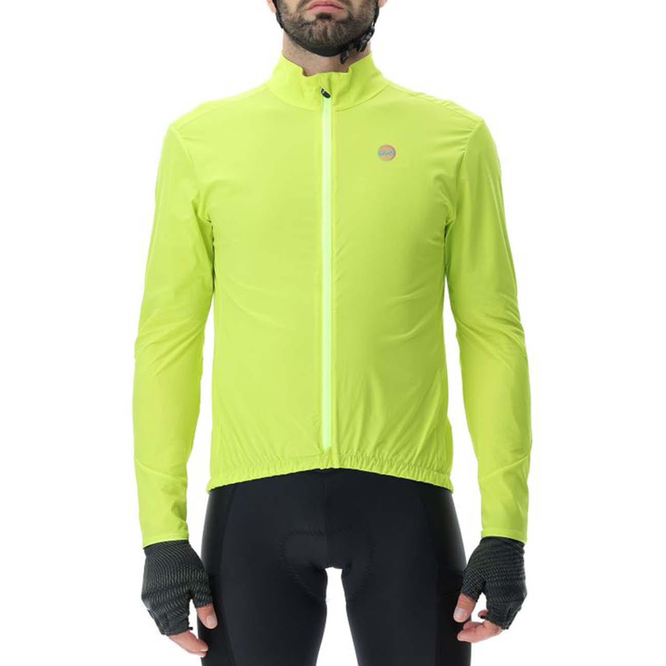 UYN Cyklistická vetruodolná bunda - ULTRALIGHT WIND - žltá L
