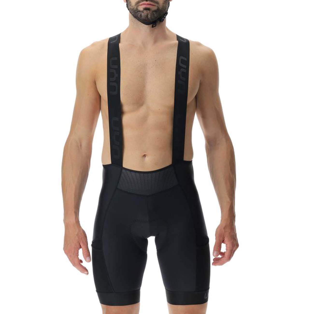 
                UYN Cyklistické nohavice krátke s trakmi - ADVENTOUR CARGO - čierna M
            