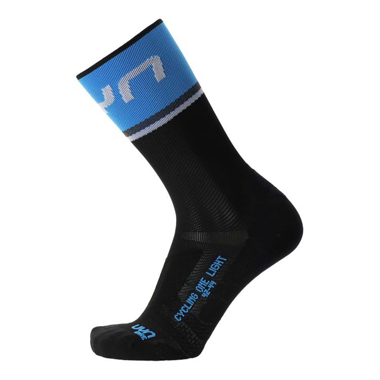 
                UYN Cyklistické ponožky klasické - ONE LIGHT - čierna/modrá 39-41
            