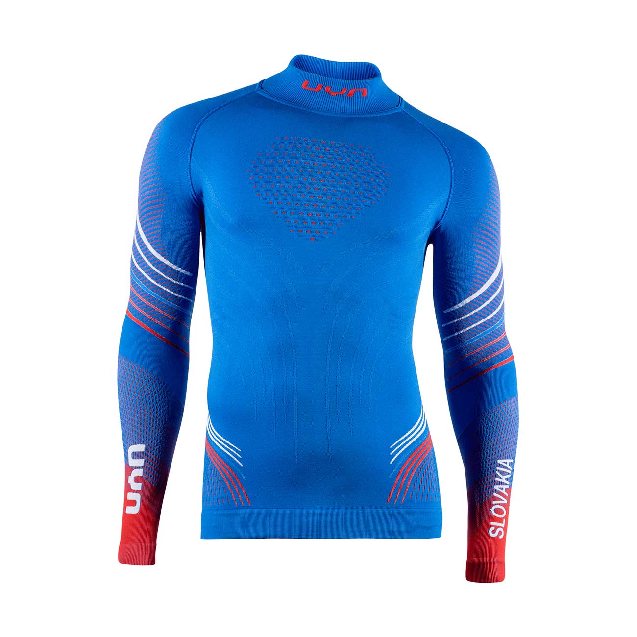 
                UYN Cyklistické tričko s dlhým rukávom - NATYON 2.0 SLOVAKIA - červená/biela/modrá
            